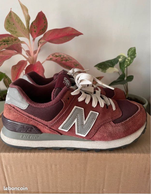 Athletic Shoes Balance 574 Bordeaux New Balance Boots Classic