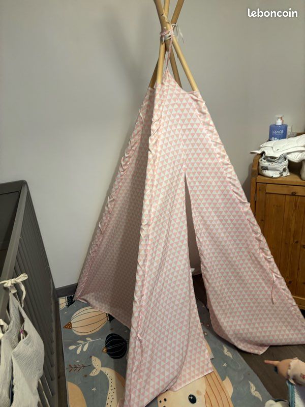 Tipi enfant rose (image 2)
