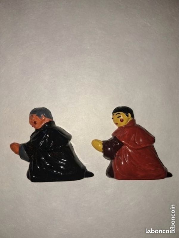 Lots Personnage crèche de Noël plâtre (image 7)