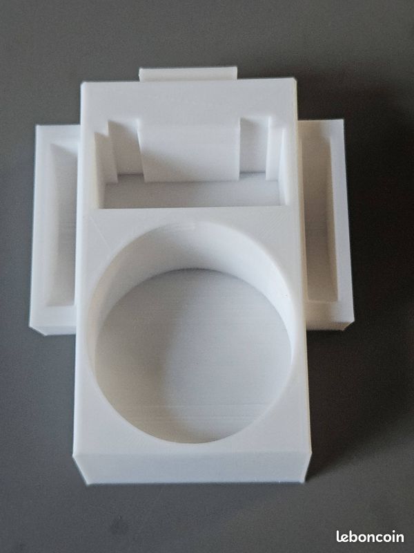 Support blanc PLA pour aiguiseur Horl 1 et Horl 2, cuir et 2 pierres (image 2)