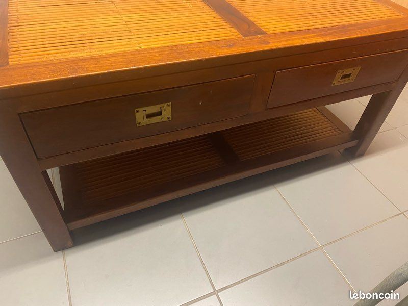Table basse en teck massif (image 2)