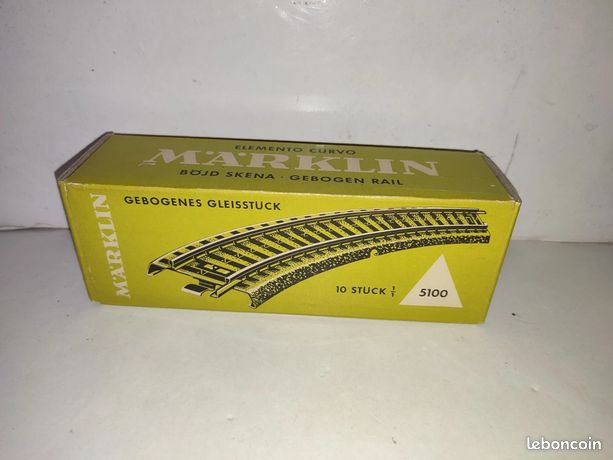 Märklin 2251 - 10 Rails Courbes Ho 1/87 - Voie K - Boîte Scellée