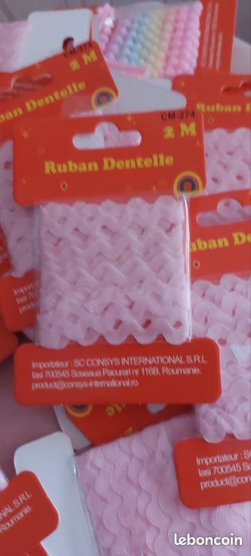 Lot de 35 paquets de galons rose neufs (image 5)