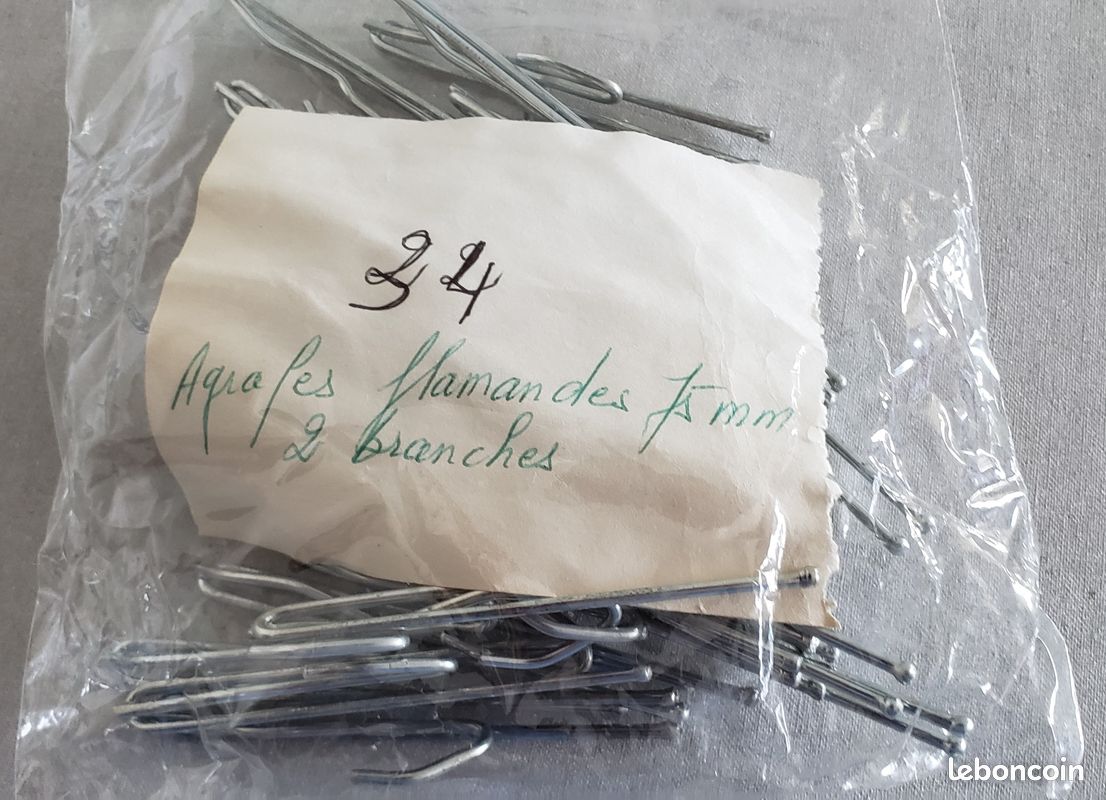 Lot de 34 agrafes flamande pour rideau (image 5)