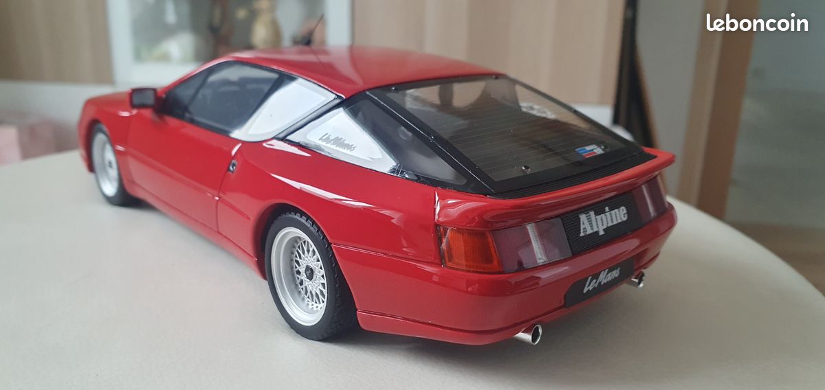 Alpine GTA Le Mans Rouge – Ottomobile 1/18 – Résine – Modèle Neuf