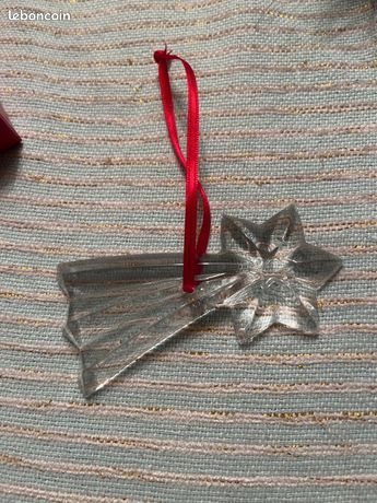 Lot De 23 Décorations De Noël En Cristal Baccarat - État Parfait