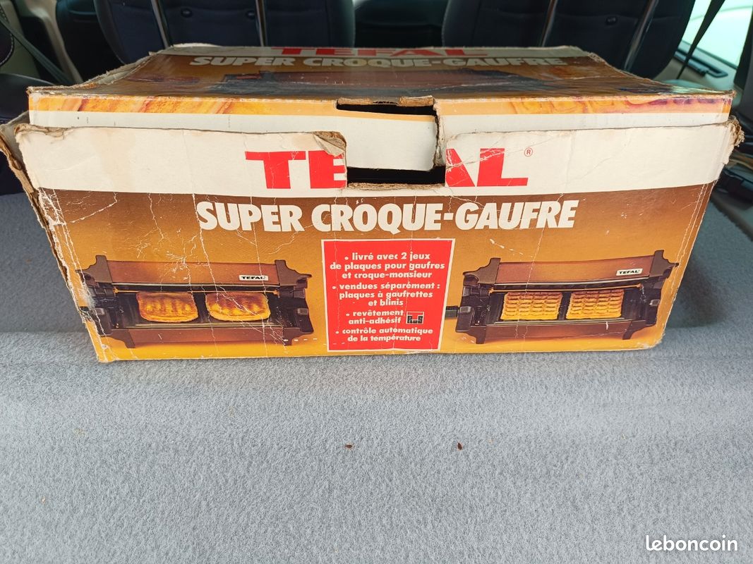 Appareil super croque gaufre Tefal vintage (image 5)