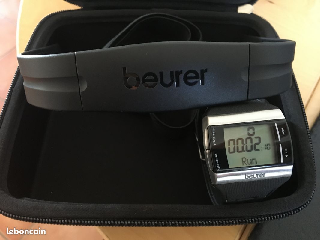 Montre Cardiofréquencemètre Beurer PM62 Avec Câble PC Et Piles - Occasion