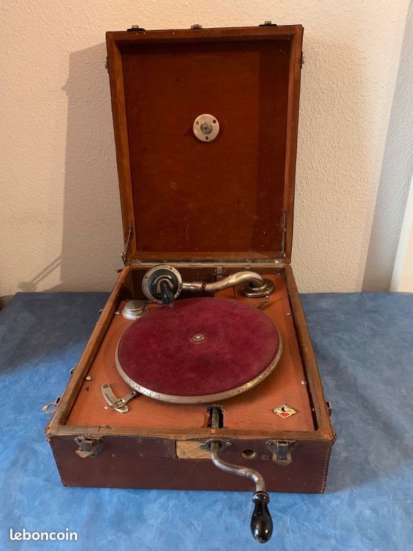 Gramophone valise vintage (image 1)