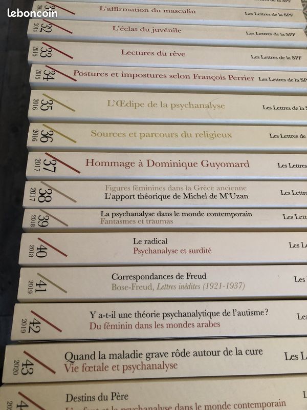 Lettres de la Société de Psychanalyse Freudienne, complet de 1 à 48 (image 4)