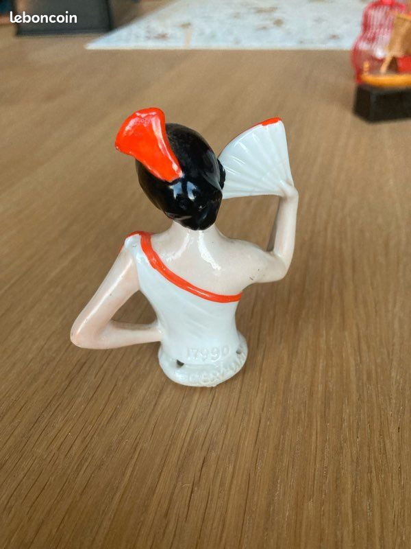 ANCIENNE DEMI-FIGURINE EN Porcelaine polychrome n°11820 ART DÉCO poupée EUR 20,00 - PicClick FR