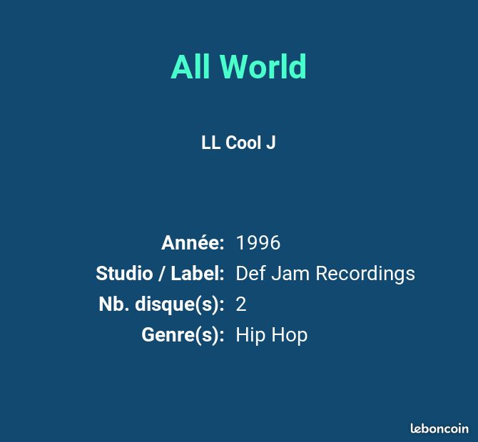 All World - LL Cool J (image 2)
