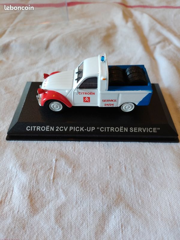 Miniature CITROËN DS Pick-up FR3 Blanc – MiniRoute 1/43 (Kit Résine, Collection)
