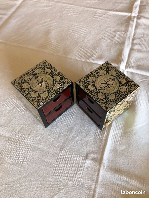 Boîte à bijoux coréenne nacrée (image 1)