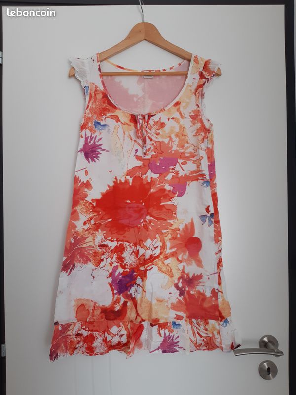 Robe Colorée EDC By Esprit - Taille 38, Modèle DN1016 - Occasion En Très Bon État