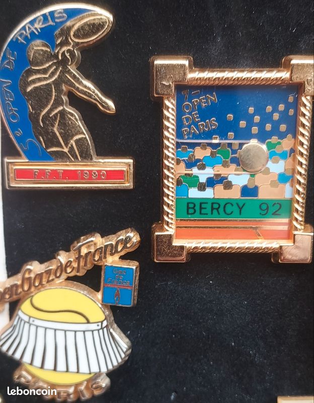 Lot pin's collection Tennis Open de France Arthus Bertrand vintage (image 3)