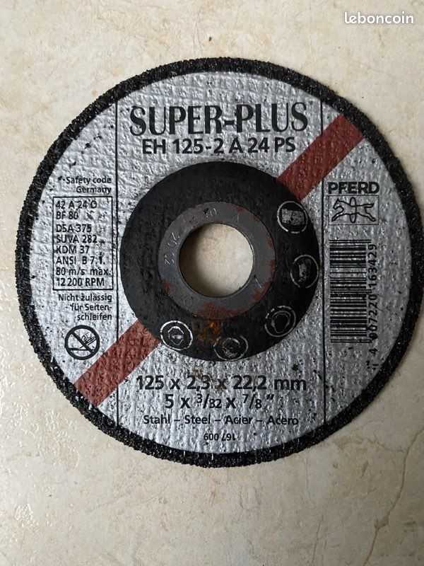 Disque a tronçonner, marque PFERT Germany 125 (image 1)
