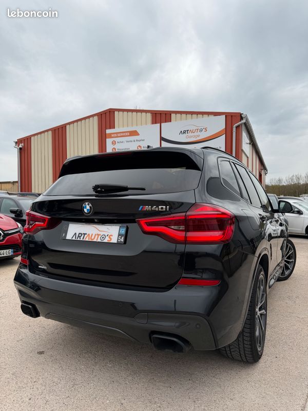 BMW X3 M40i G01 360 ch Xdrive / FEU FULL LED / CUIR ETENDU / HARMAN KARDON / CAMERA 360 / COMPTEUR VIRTUAL / TOIT OUVRANT PANORAMIQUE / SIEGES ELEC. CHAUFFANTS & VENTILEE / KEYLESSS / SUIVI BMW (image 9)