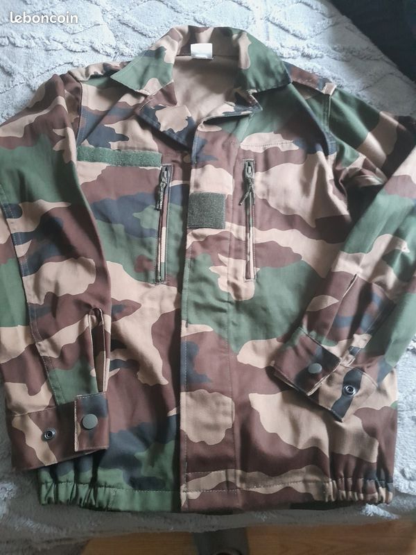 Veste Garçon Old Navy Marine Gris Camouflage - Taille XXL, Doublure Manquante, Occasion Bon état