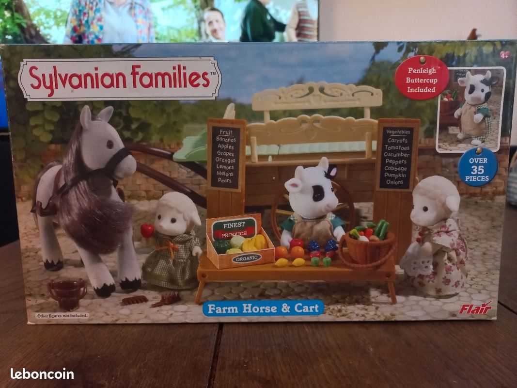 Sylvanian families Farm Horse Cart Flair Collection