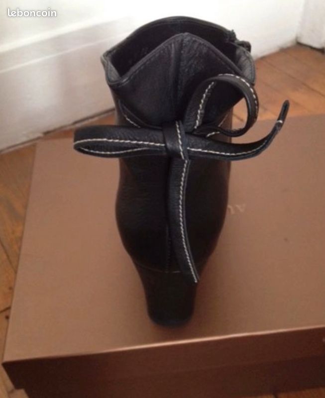 Bottines en cuir neuves Audrey London taille 38 (image 2)