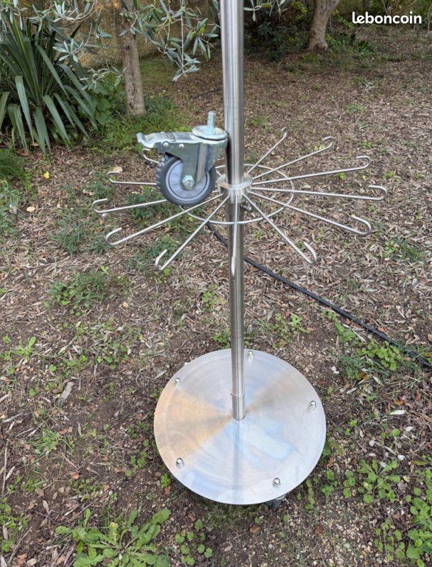 VENDS 4 présentoirs tourniquets neufs 100% en inox massif 100% fabriqués en France (image 3)