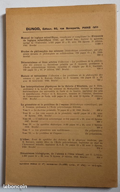 Le Hasard et les causes rythmées - Gaston Baudez - Paris, Dunod, 1952 (image 4)