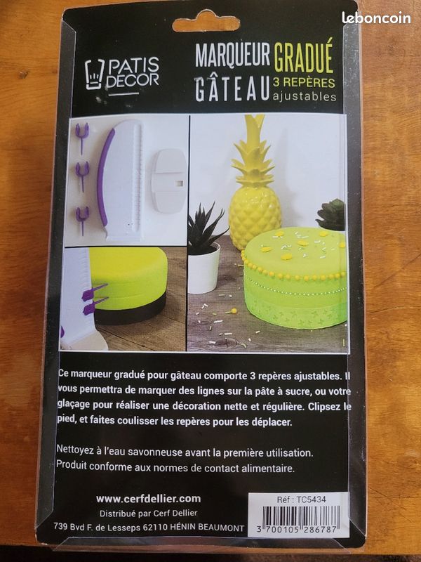 Marqueur gradué gâteau (image 2)
