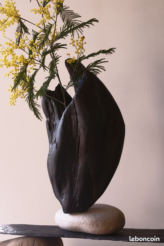Vase en bois flotté #2 (image 1)