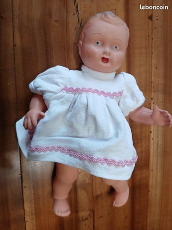 Petite Poupée Baigneur Ancienne En Celluloïd (non Petitcollin) - Style Provençal ?