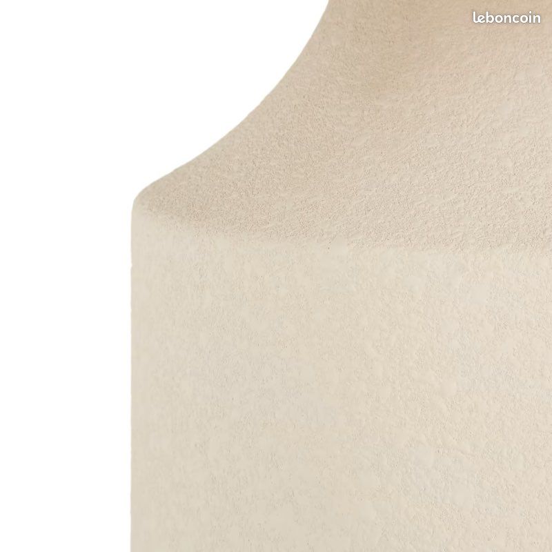 ⭐️ Sublime lampe en céramique beige haut de gamme et abat-jour en tissu crème de chez Maisons Du Monde (image 5)