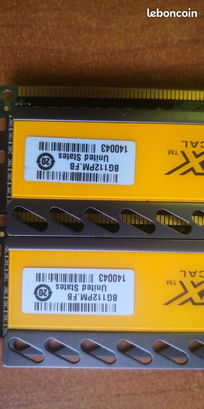 Ddr3 8 go (kit 2x 4 go) crucial ballistix tactical tracer (1 à Blois