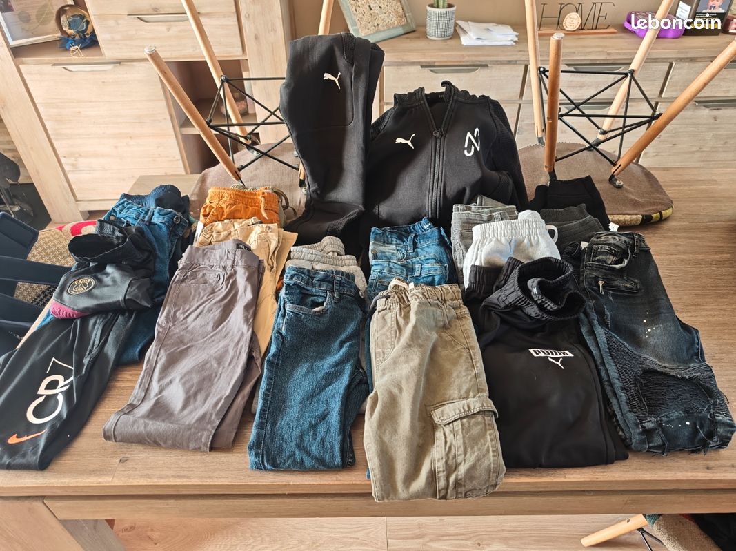 Lot De Vêtements Adidas Pour Garçon - 9-10 Ans - Occasion Très Bon état