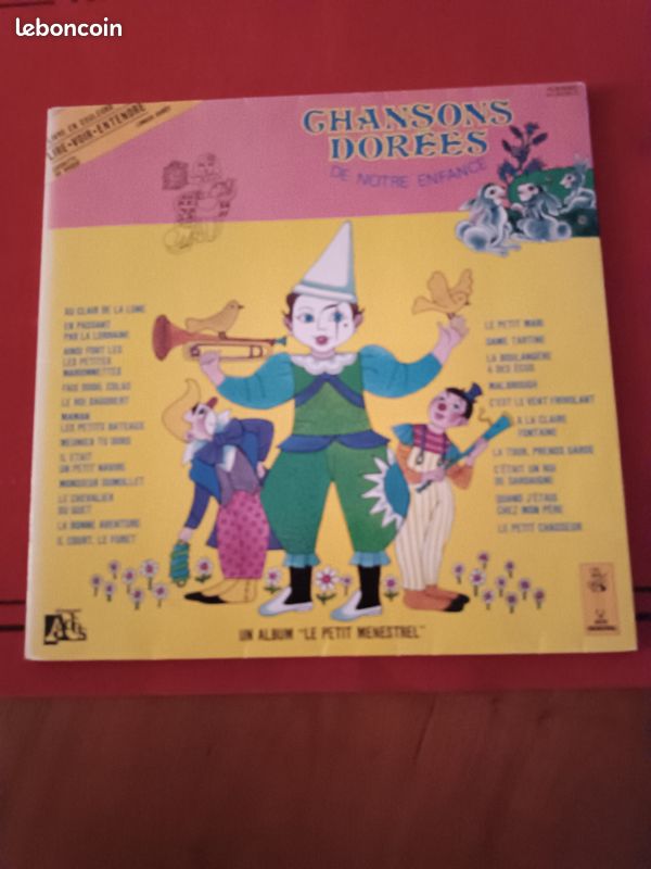 33 tours " Chansons dorées de notre enfance " (image 1)