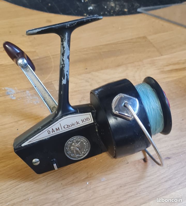 Moulinet Toupie Vintage D.A.M Quick 330 - Pêche En Eau Douce - États-Unis