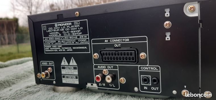 Lecteur LaserDisc Pioneer CLD-R5 Japon - Très Bon état, Testé Avec Télécommande