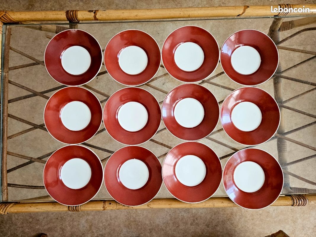 12 tasses à thé Limoges unique 1930 (image 5)