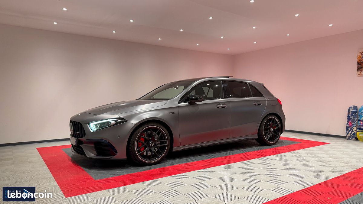 MERCEDES-BENZ Classe A A45S AMG 4MATIC+ 8G-DCT Speedshift 421 CHVX / PACK SPORT BLACK / TOIT OUVRANT / BURMESTER/ SIEGE ELECT MEMOIRE-CHAUFFANTS/ MULTIBEAM LED /FRANCAISE (image 1)