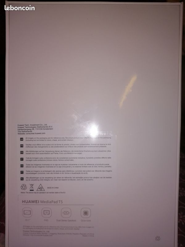 Tablette HUAWEI Media Pad t5 (image 2)
