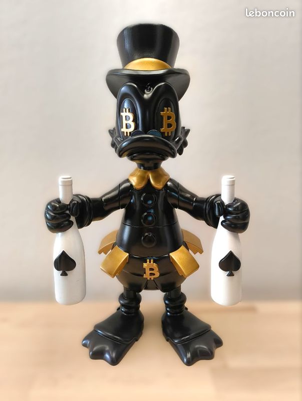 Statue Picsou Bitcoin custom 50cm - Collection