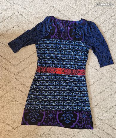 Robe Sans Manches À Motifs DESIGUAL x Monsieur Lacroix Femme (EU) 44