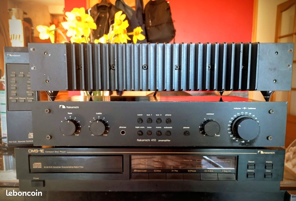 Ensemble audiophile NAKAMICHI Cd, Amplificateur, pré amplificateur (image 2)