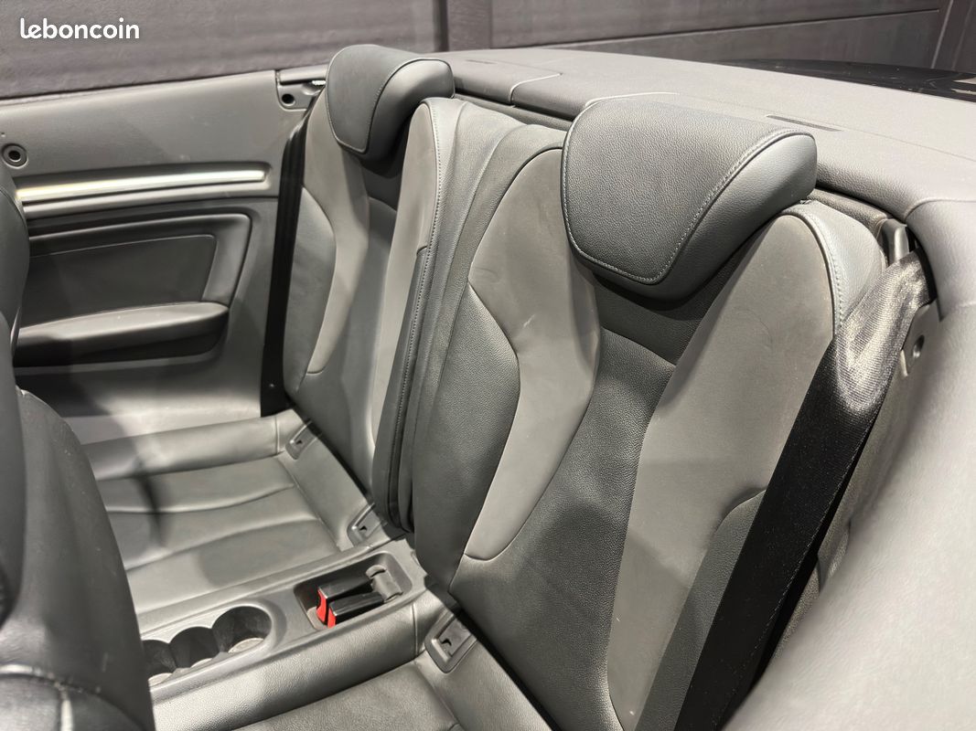 AUDI A3 CABRIOLET 1.8 TFSI 180CH AMBITION LUXE S-TRONIC - S LINE - CUIR - JA 18" - CAMERA RECUL - REGULATEUR ADAPTATIf (image 7)