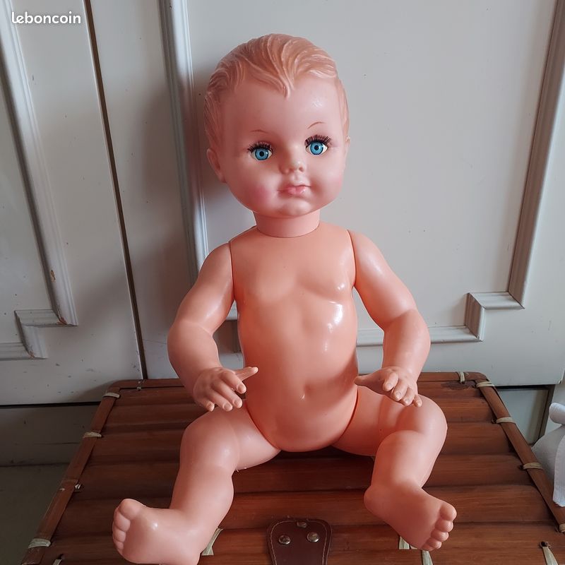 Joli poupon ancien Petit Colin (56 cm