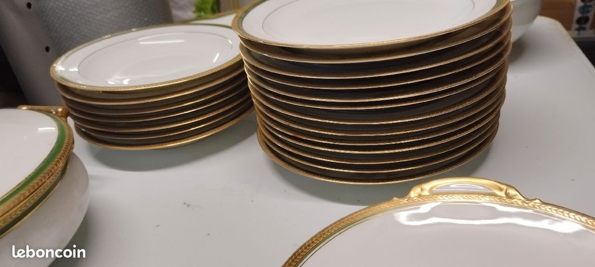 Lot vaisselle porcelaine Limoges Savary (image 2)