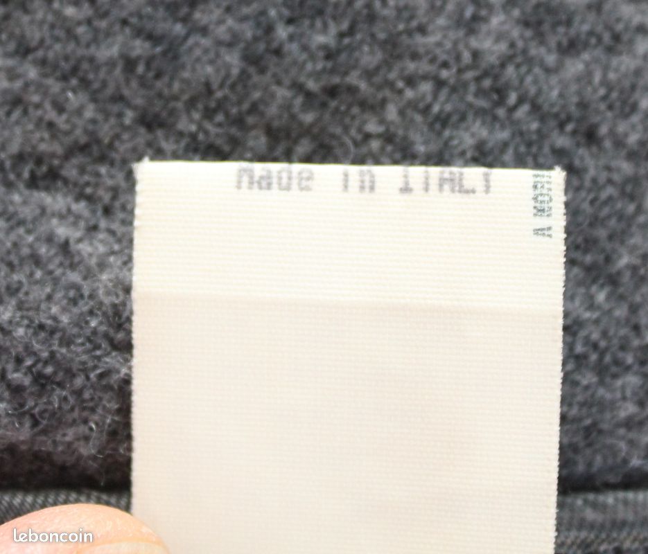 Tf14 Manteau gris CLAUDE MONTANA T.42 (image 7)
