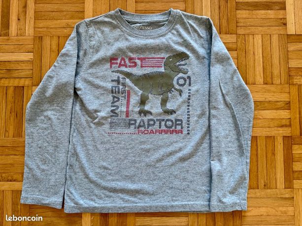 Lot De 2 Tee-Shirts Manches Longues Enfant – IKKS Et Benetton – Taille 10 Ans (Très Bon État)
