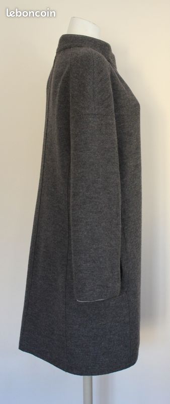 Tf14 Manteau gris CLAUDE MONTANA T.42 (image 3)