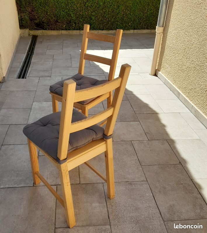 Lot de 4 chaises en pin (image 9)