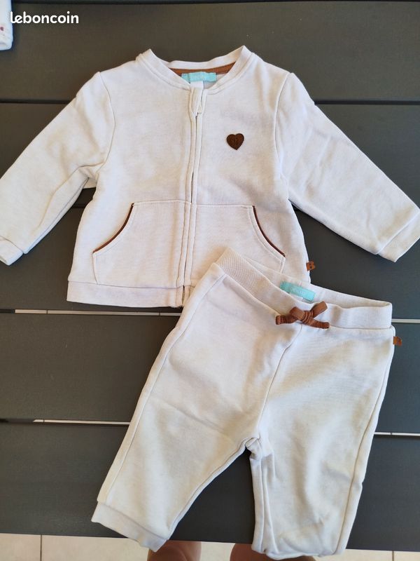 Ensemble jogging et sweat zippé (image 1)
